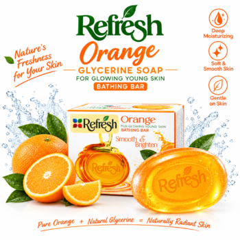 Refresh Orange Pulp Glycerin Soap