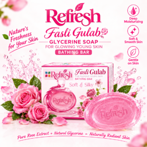 Refresh Rose Glycerin Soap Blooming beauty in every wash