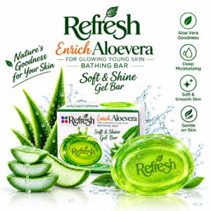 Refresh Aloe Vera Bliss: Luxurious Glycerine Soap